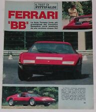 Article Articolo 1976 FERRARI 365 GT/4 BB