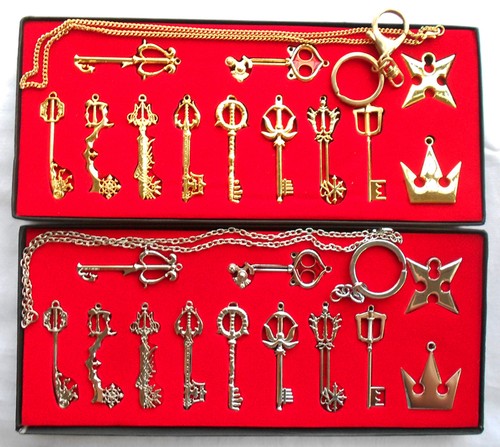 12pcs kingdom hearts key - hearts,