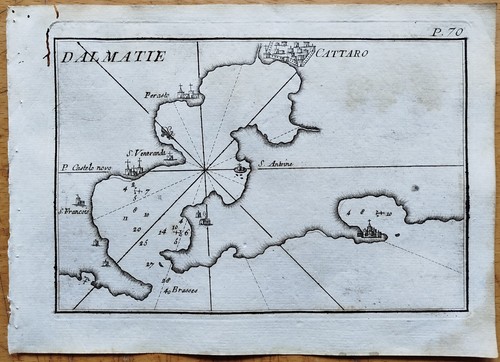 Kotor montenegro mappa - montenegro,