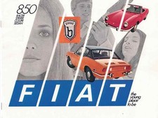 Catalogue Brochure Fiat 850 /