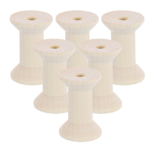 6pcs bobine legno vuote - legno,
