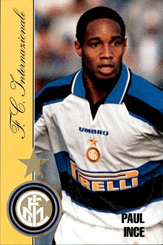 Cartolina calciatori inter - cartolina,