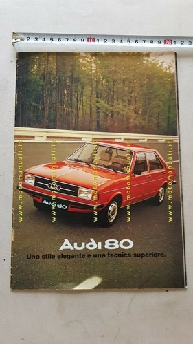 Audi 1974 depliant auto - audi, 80