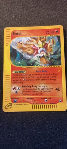 Pokemon entei h32 aquapolis - entei, h8/h32