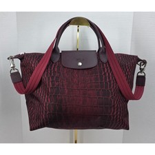 Longchamp Le Pliage Neo Croco