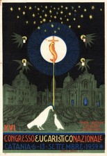 CATANIA - Congresso Eucaristico Nazionale, 1959 - Commemorativa - NV - PU307