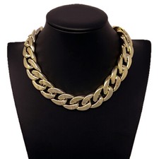 Oro Collana Catena 36cm