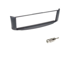 Mascherina  autoradio 1 DIN Smart Car ForTwo colore grigio 