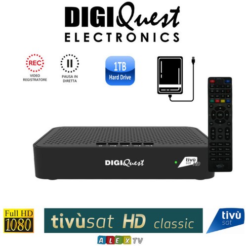 Tivusat digiquest q30 usb - q30, hd