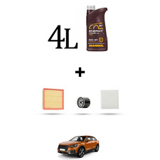 HOFFCAR Kit tagliando 4 FILTRI