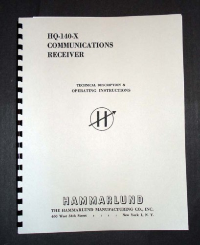 Hammarlund 140 receiver - hammarlund, hq-140-x