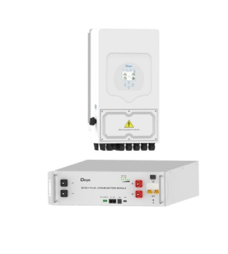 Kit fotovoltaico 6kw deye - kit,