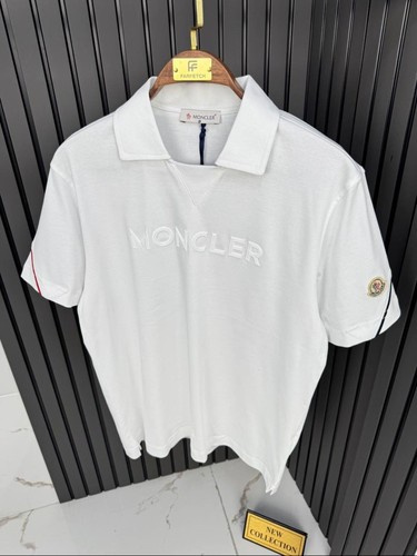 Moncler white polo - white,