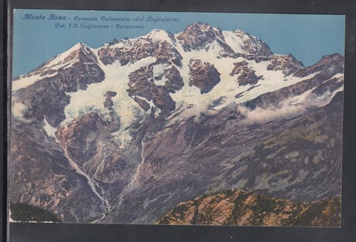 Cartolina monte rosa - rosa, versante