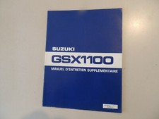 Manuel d'entretien supplement SUZUKI GSX1100 1981 manuale officina complemento