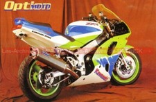 KAWASAKI ZXR 750 Etoile Paris Tuning : Mini-Carte Moto Card #0653