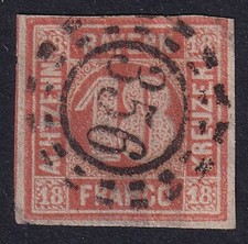 BAVARIA 1862 Numero 18k Rosso