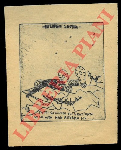 Exlibris rognoni franco - exlibris,