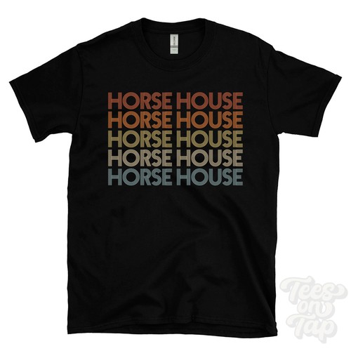 Maglietta horse house ripetuta - horse,