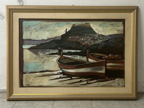Quadro dipinto pittore sardo - sardo,