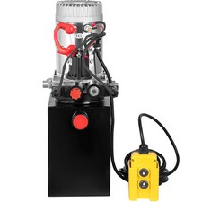 doppio effetto pompa idraulica metallo serbatoio riparazione 8L 12V 