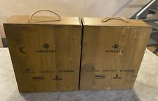 Cassetta Di Vino Vuota-SAIAGRICOLA-Per 6 Bottiglie 0,75 cl -Apertura  a libro.