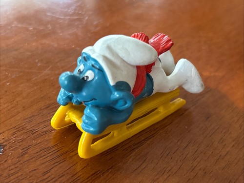 Puffi super puffo slitta - puffo,