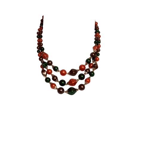 Collana perline multifilo - di,