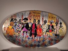 GRANDE PIATTO VETRO, CARNEVALE