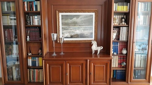 Libreria legno noce -  libreria,