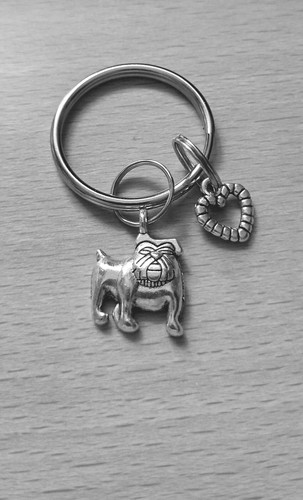 Great little dog keyring - little,