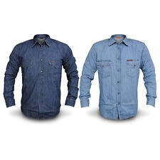 CAMICIA Jeans Uomo CARRERA Art.205 Regular Denim Tg S M L XL XXL 3XL DD