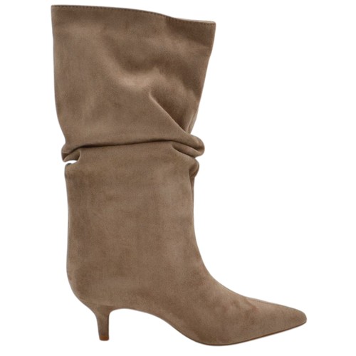 Tronchetto stivaletto beige - , in