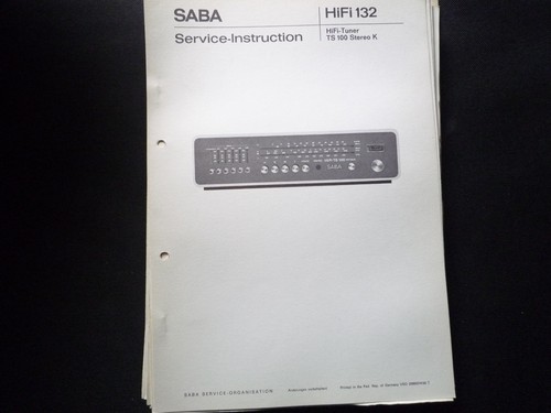 Manuale servizio originale - servizio,