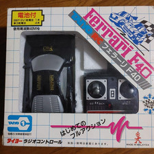TAIYO R/C Ferrari F40 auto radiocomandata nera 1/24 vintage Giappone con scatola