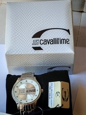 OROLOGIO JUST CAVALLI TIME QUARTZ NEW NOS WITH BOX AND GARANZIA PAPERS...