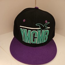 ●YMCMB●Cappello da baseball regolabile SnapBack ~ VIOLA/VERDE ~ Streetwear / Rap Hip Hop