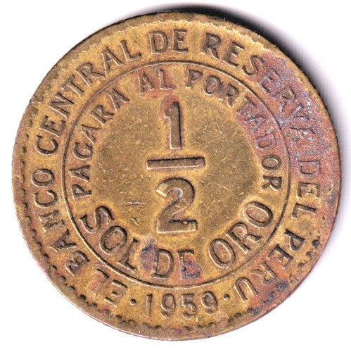Moneda peru sol - peru,