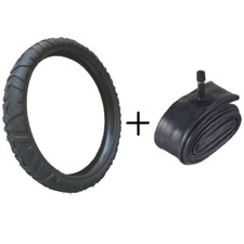 Lot Pneu 312x52-250 + chambre à air Poussette High Trek Bébé Confort