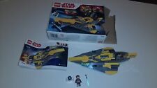 LEGO STAR WARS Anakin's jedi starfighter completo box e istruzioni 75214 clone