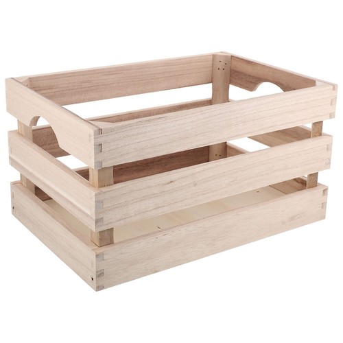 Cassetta legno portaoggetti - cassetta,
