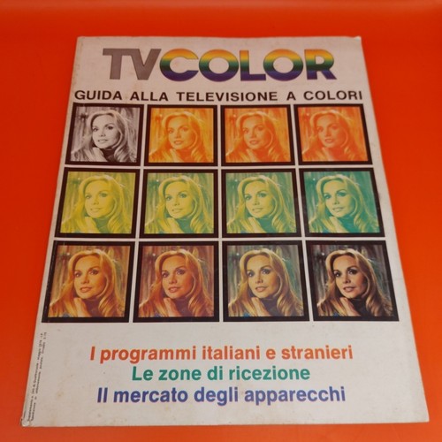 Rivista vintage color guida - tv,