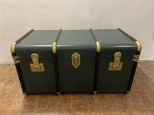 BAULE VINTAGE ANNI 50-60 colore verde, buone condizioni