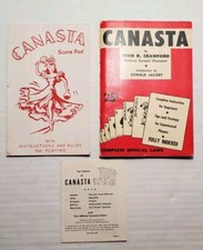 Lotto 3 oggetti gioco Canasta