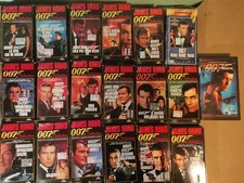 19 VIDEOCASSETTE VHS JAMES BOND 007 collection FABBRI EDITORI ecc