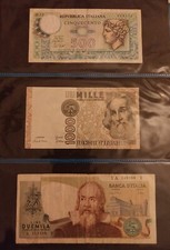 Rare Banconote / Lire di carta 500/1000/2000