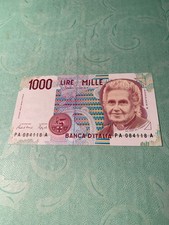 1000 Lire MONTESSORI FDS serie