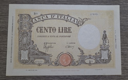100 lire grande - 100, (fascio)