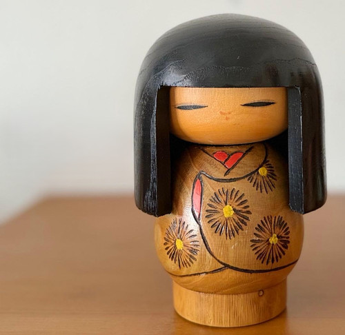 Piccola bambola kokeshi - kokeshi, kimono