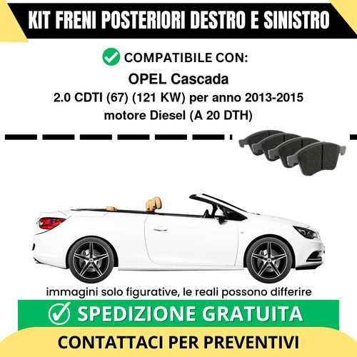 Pastiglie freno posteriori - pastiglie,